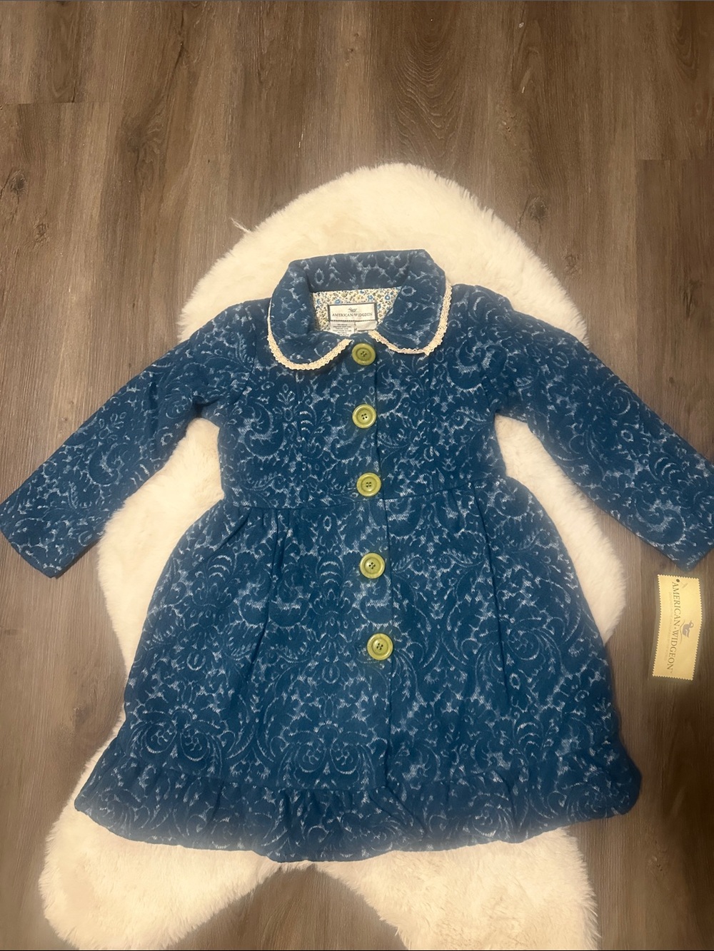 Girls' Coat with Lace Trim size 6X